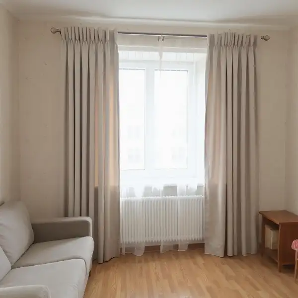 Чистка портьер в двухкомнатной квартире - после уборки